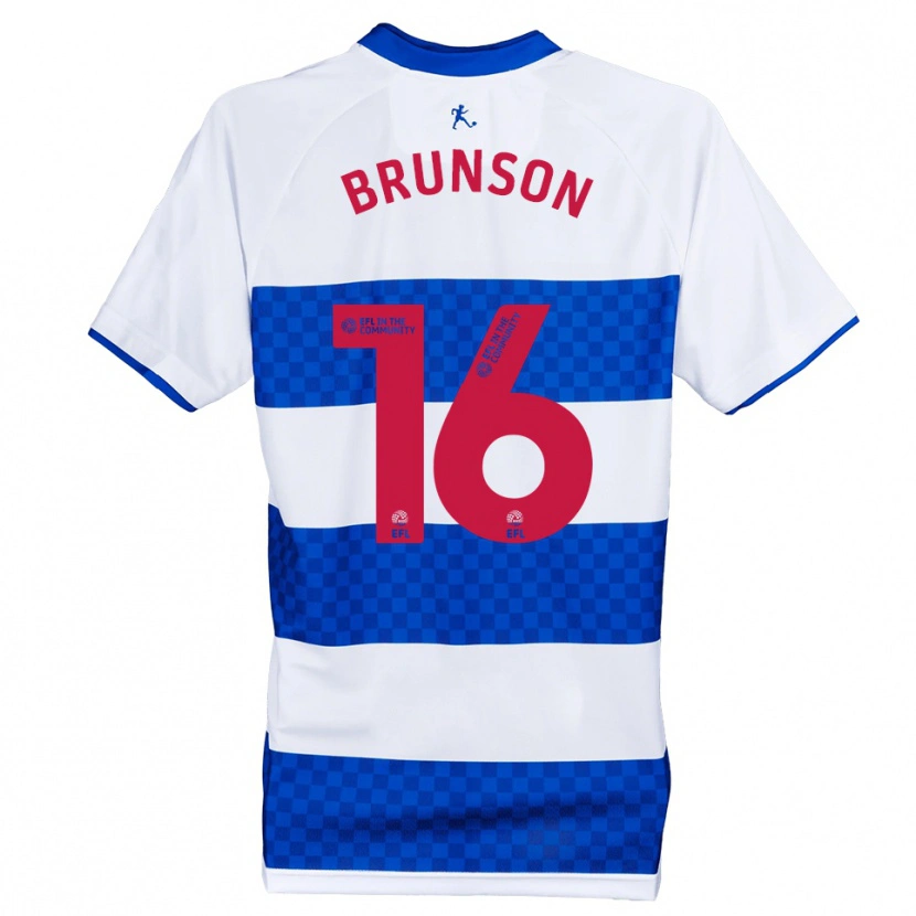 Danxen Heren Kalen Brunson #16 Blauw Wit Thuisshirt Thuistenue 2025/26 T-Shirt België