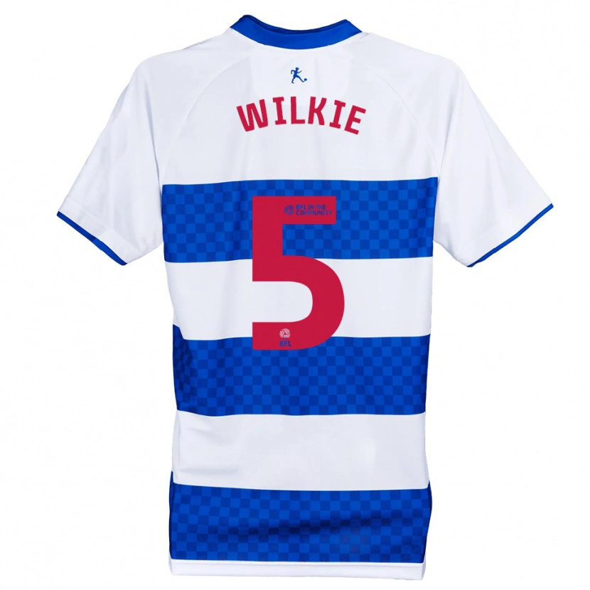 Danxen Heren Alex Wilkie #5 Blauw Wit Thuisshirt Thuistenue 2025/26 T-Shirt België