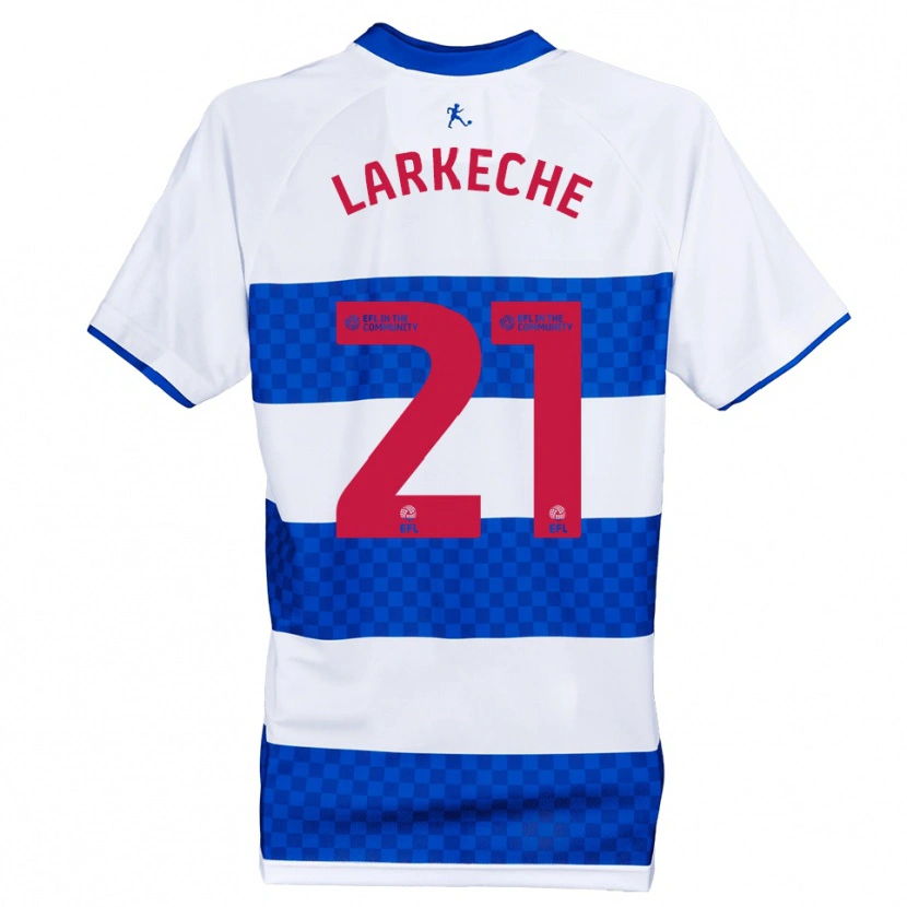 Danxen Heren Ziyad Larkeche #21 Blauw Wit Thuisshirt Thuistenue 2025/26 T-Shirt België