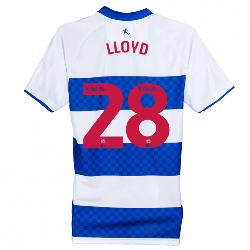Danxen Heren Alfie Lloyd #28 Blauw Wit Thuisshirt Thuistenue 2025/26 T-Shirt België