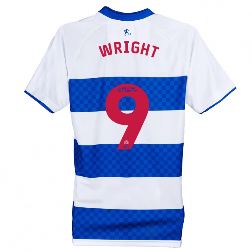 Danxen Heren Lukas Wright #9 Blauw Wit Thuisshirt Thuistenue 2025/26 T-Shirt België