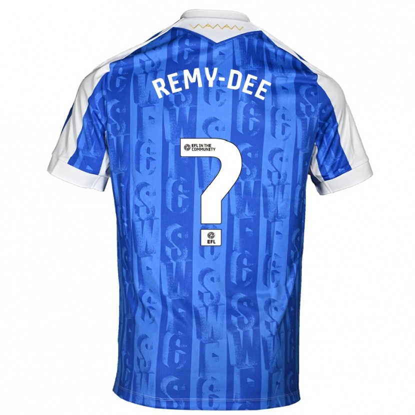 Danxen Heren Caiden Remy-Dee #0 Blauw Wit Thuisshirt Thuistenue 2025/26 T-Shirt België