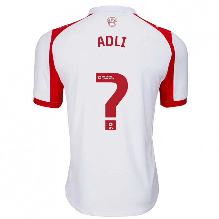 Danxen Heren Mohamed Adli #0 Wit Rood Thuisshirt Thuistenue 2025/26 T-Shirt België