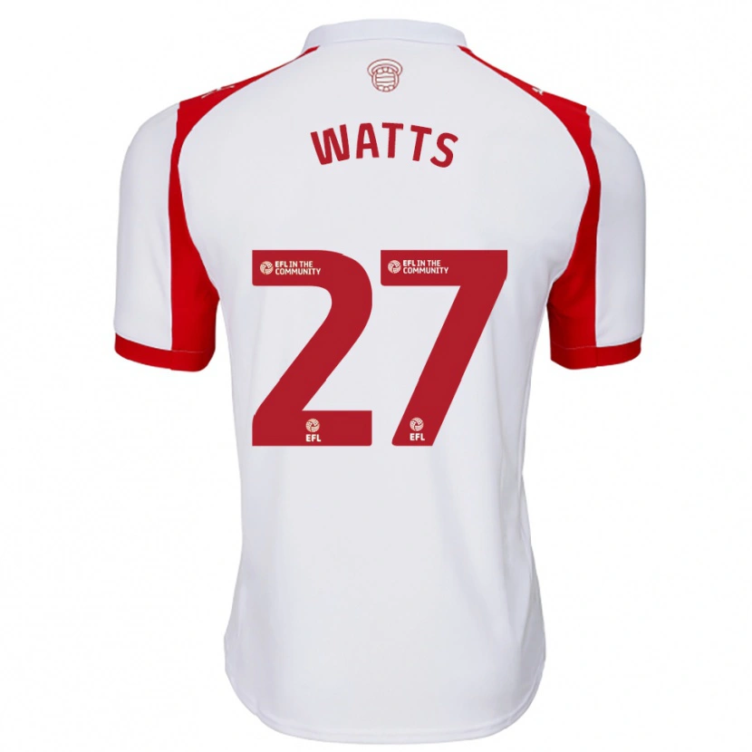Danxen Heren Isabel Watts #27 Wit Rood Thuisshirt Thuistenue 2025/26 T-Shirt België