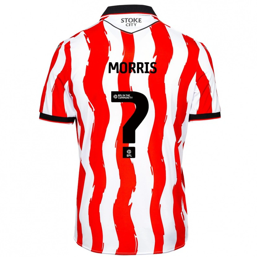 Danxen Heren Joe Morris #0 Wit Rood Thuisshirt Thuistenue 2025/26 T-Shirt België