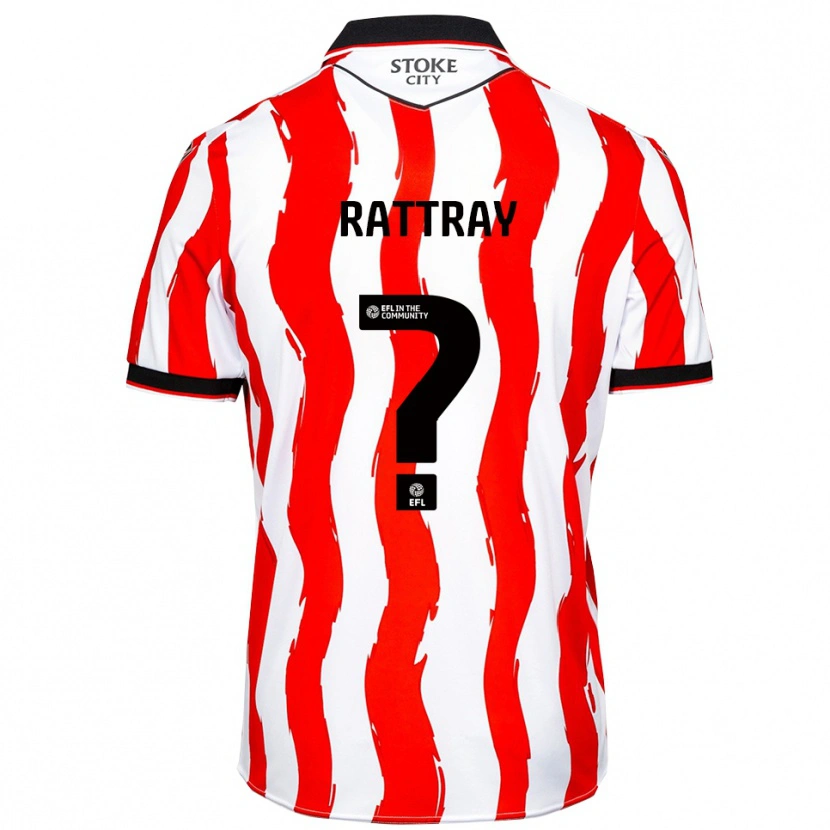 Danxen Heren Zane Rattray #0 Wit Rood Thuisshirt Thuistenue 2025/26 T-Shirt België