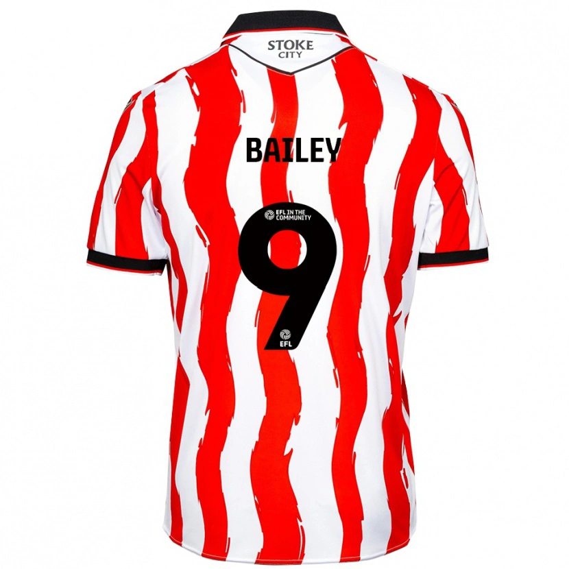 Danxen Heren Lewis Bailey #9 Wit Rood Thuisshirt Thuistenue 2025/26 T-Shirt België