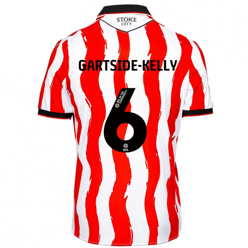 Danxen Heren Gabriel Kelly #6 Wit Rood Thuisshirt Thuistenue 2025/26 T-Shirt België