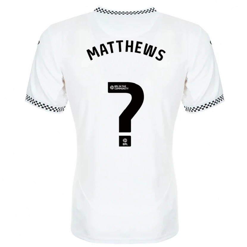 Danxen Heren Archie Matthews #0 Wit Oranje Thuisshirt Thuistenue 2025/26 T-Shirt België