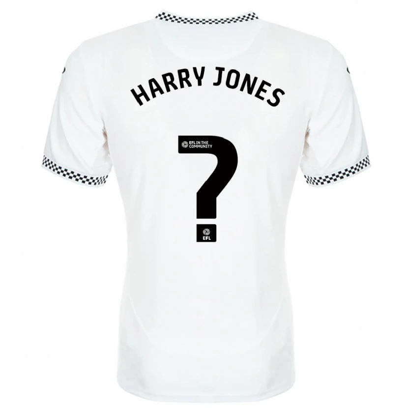 Danxen Heren Harry Jones #0 Wit Oranje Thuisshirt Thuistenue 2025/26 T-Shirt België