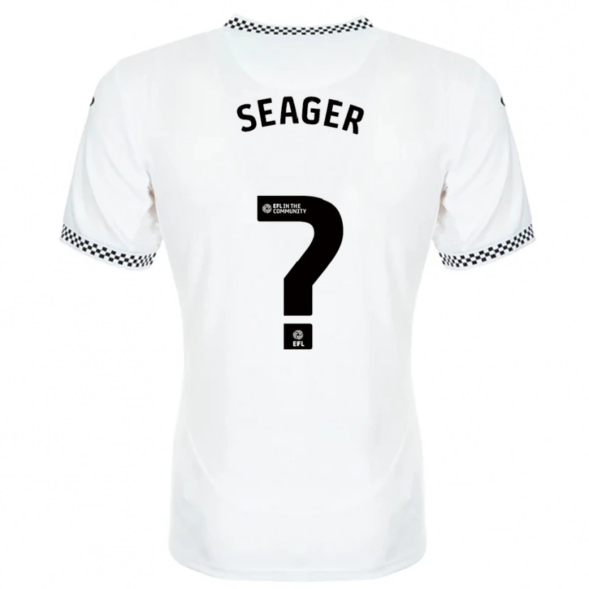 Danxen Heren Sam Seager #0 Wit Oranje Thuisshirt Thuistenue 2025/26 T-Shirt België