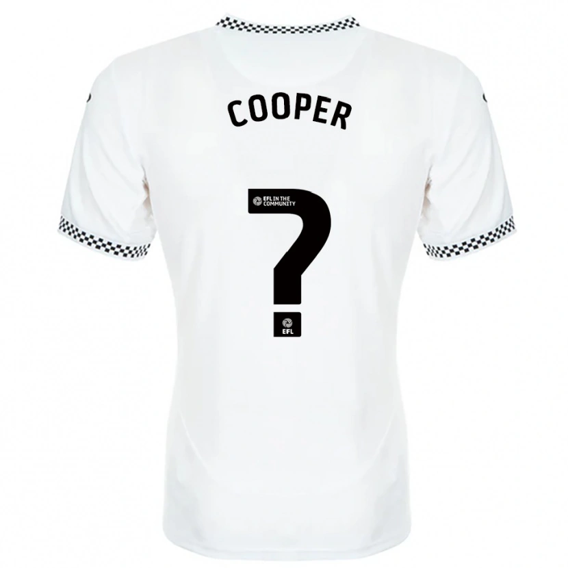 Danxen Heren Jack Cooper #0 Wit Oranje Thuisshirt Thuistenue 2025/26 T-Shirt België