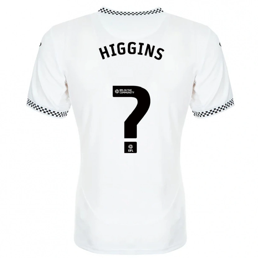 Danxen Heren Aidan Higgins #0 Wit Oranje Thuisshirt Thuistenue 2025/26 T-Shirt België