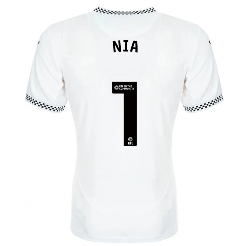Danxen Heren Ffion Rees Nia #1 Wit Oranje Thuisshirt Thuistenue 2025/26 T-Shirt België