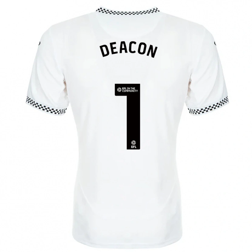 Danxen Heren Chelsea Deacon #1 Wit Oranje Thuisshirt Thuistenue 2025/26 T-Shirt België