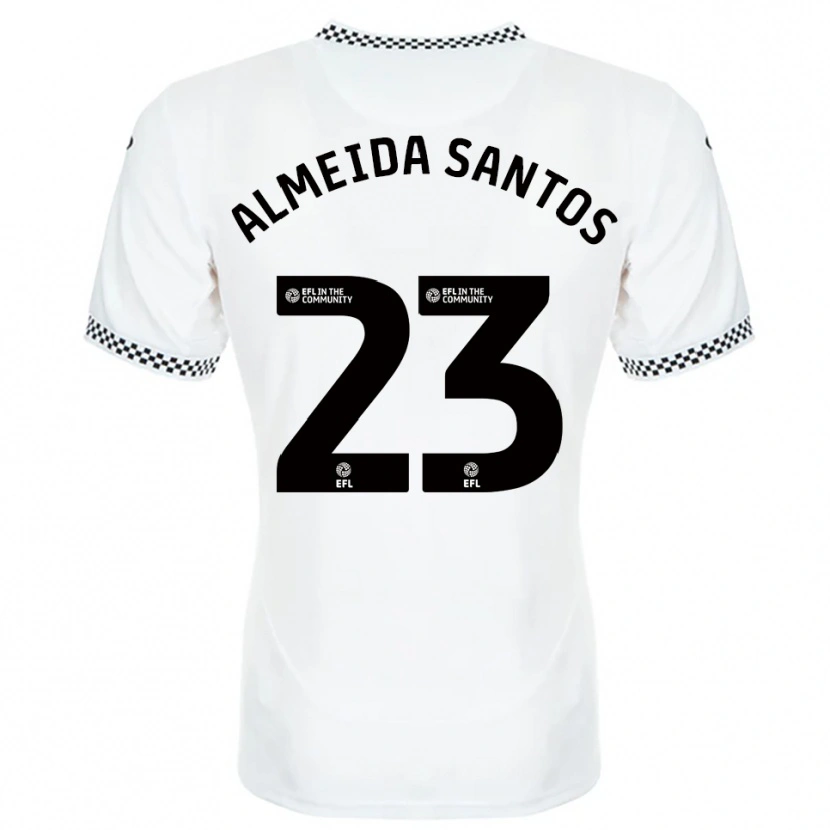 Danxen Heren Ricardo Santos #23 Wit Oranje Thuisshirt Thuistenue 2025/26 T-Shirt België