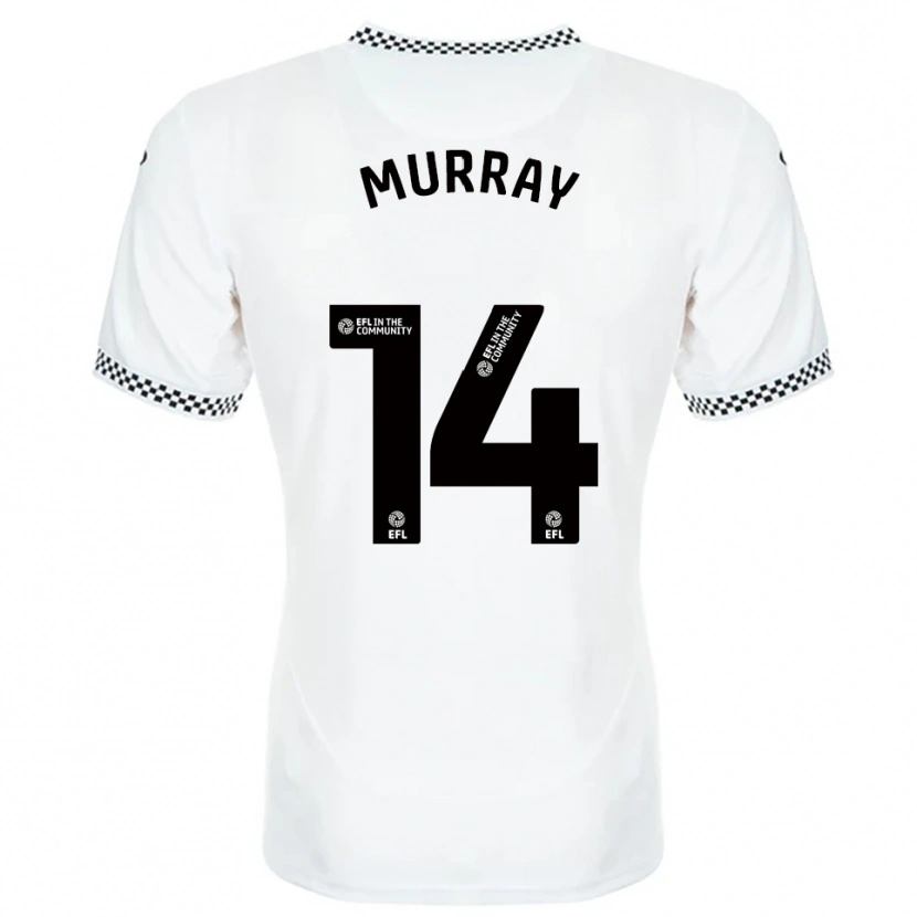 Danxen Heren Maddy Murray #14 Wit Oranje Thuisshirt Thuistenue 2025/26 T-Shirt België