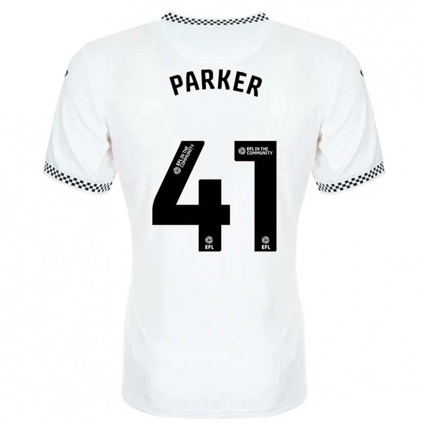 Danxen Heren Sam Parker #41 Wit Oranje Thuisshirt Thuistenue 2025/26 T-Shirt België