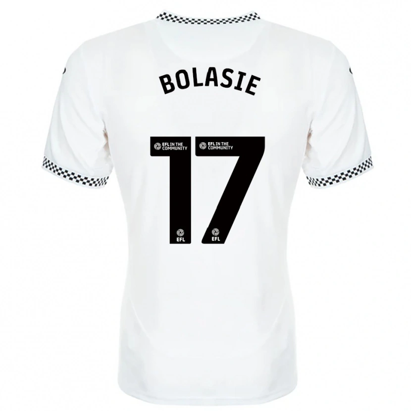 Danxen Heren Yannick Bolasie #17 Wit Oranje Thuisshirt Thuistenue 2025/26 T-Shirt België