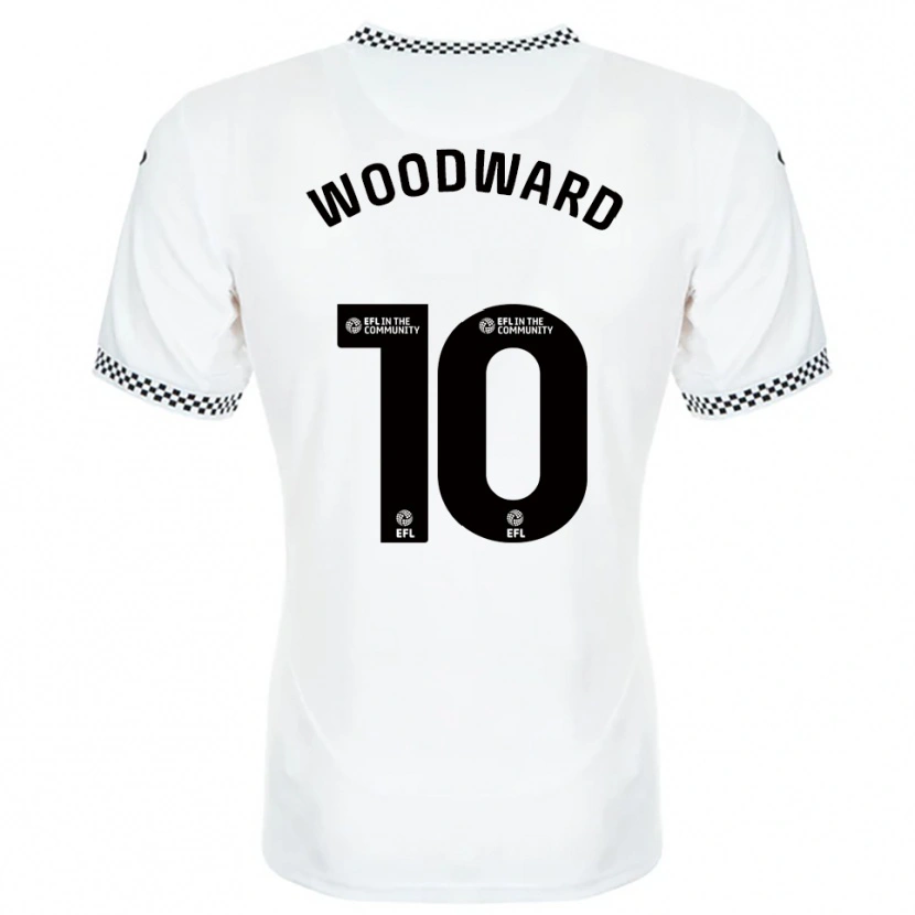 Danxen Heren Thomas Woodward #10 Wit Oranje Thuisshirt Thuistenue 2025/26 T-Shirt België