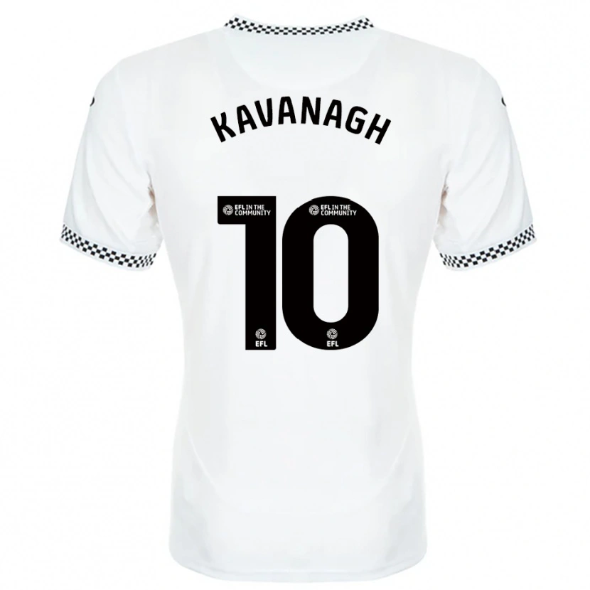 Danxen Heren Reece Kavanagh #10 Wit Oranje Thuisshirt Thuistenue 2025/26 T-Shirt België