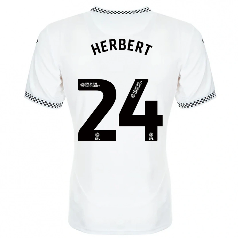 Danxen Heren Chelsea Herbert #24 Wit Oranje Thuisshirt Thuistenue 2025/26 T-Shirt België