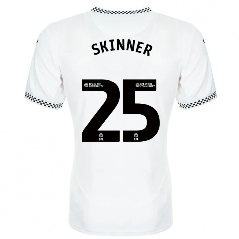 Danxen Heren Claire Skinner #25 Wit Oranje Thuisshirt Thuistenue 2025/26 T-Shirt België