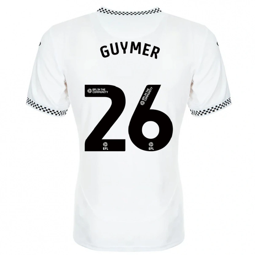 Danxen Heren Jasmine Guymer #26 Wit Oranje Thuisshirt Thuistenue 2025/26 T-Shirt België