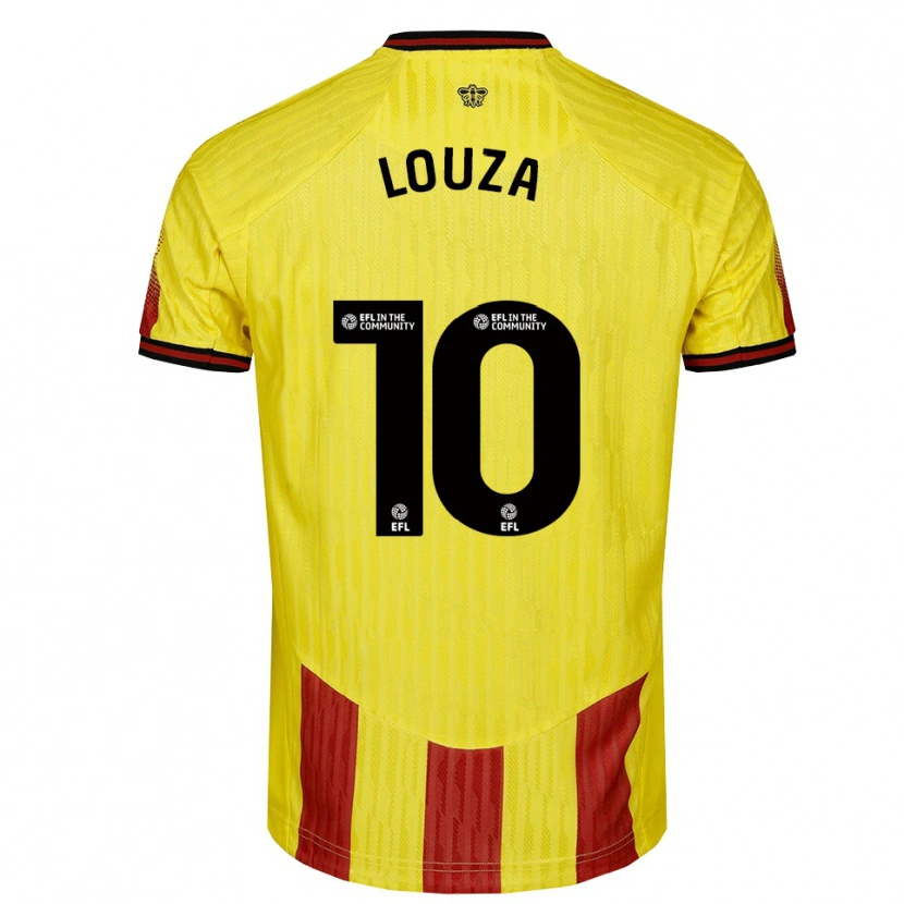 Danxen Heren Imrân Louza #10 Geel Rood Thuisshirt Thuistenue 2025/26 T-Shirt België