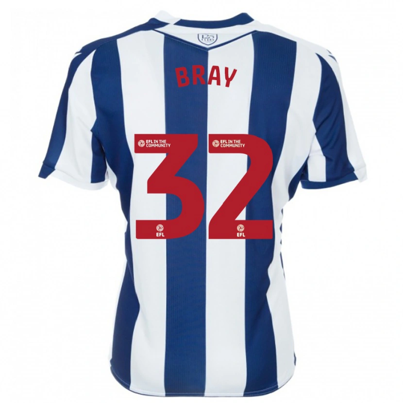 Danxen Heren Jack Bray #32 Marine Wit Thuisshirt Thuistenue 2025/26 T-Shirt België