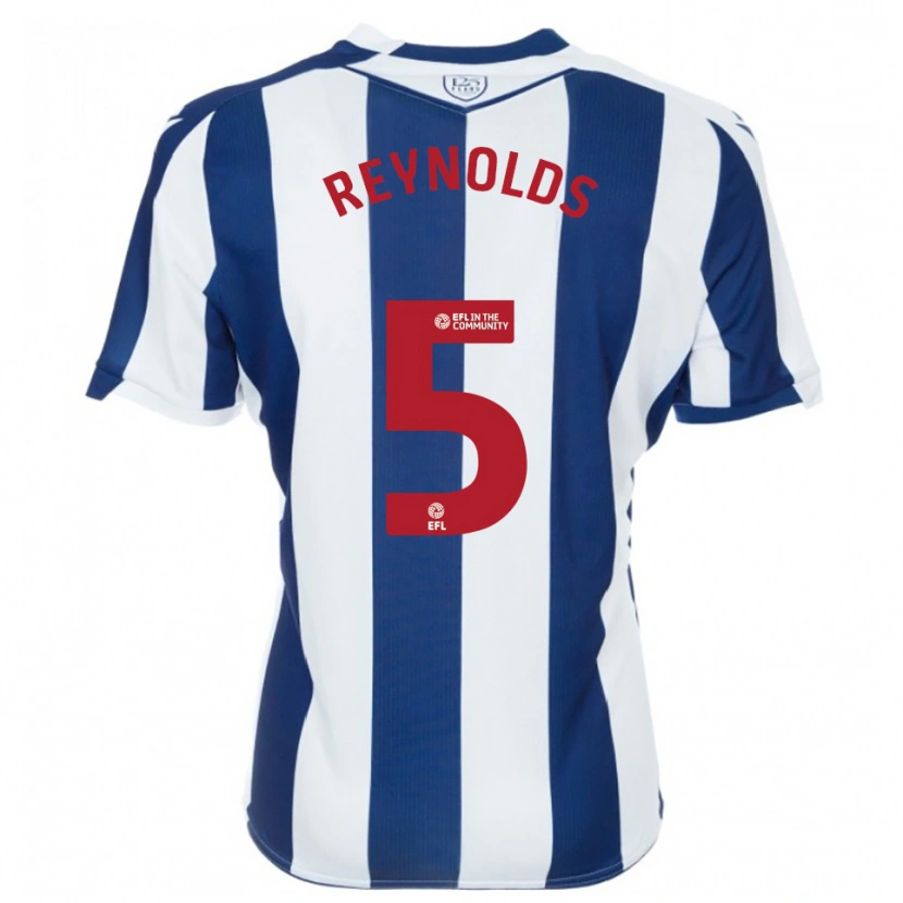 Danxen Heren Taylor Reynolds #5 Marine Wit Thuisshirt Thuistenue 2025/26 T-Shirt België