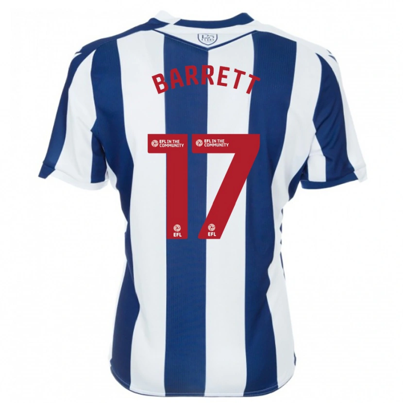 Danxen Heren Josh Barrett #17 Marine Wit Thuisshirt Thuistenue 2025/26 T-Shirt België