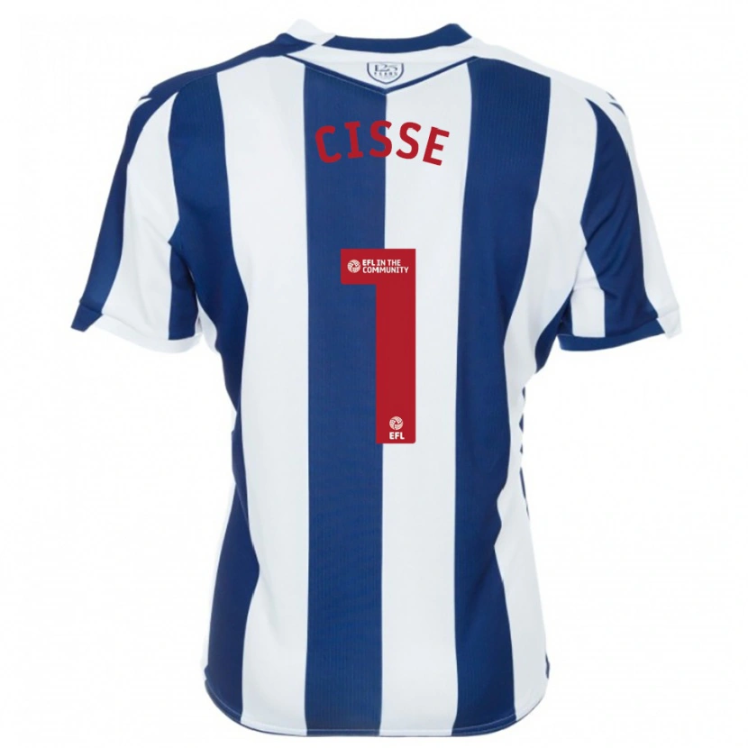Danxen Heren Ben Cisse #1 Marine Wit Thuisshirt Thuistenue 2025/26 T-Shirt België