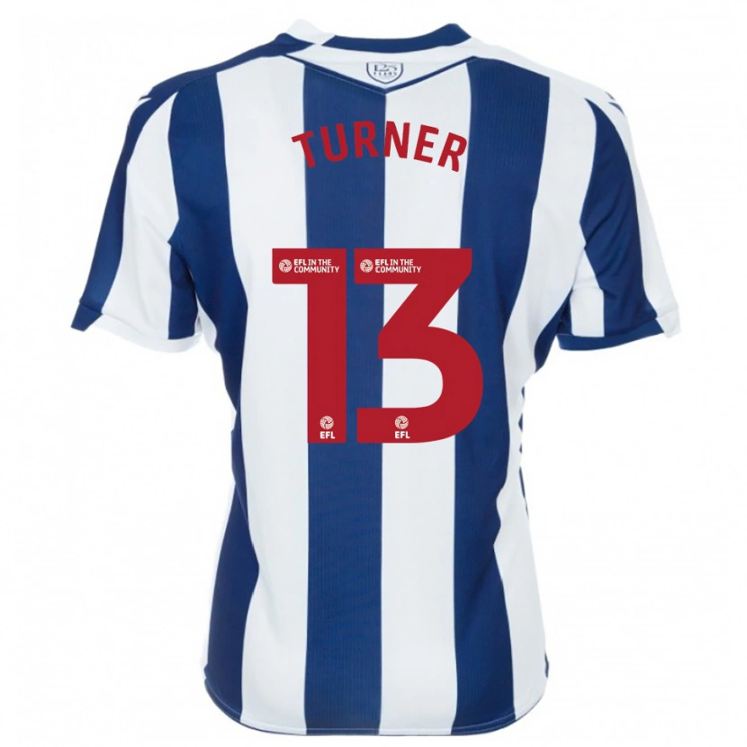 Danxen Heren Shannon Turner #13 Marine Wit Thuisshirt Thuistenue 2025/26 T-Shirt België
