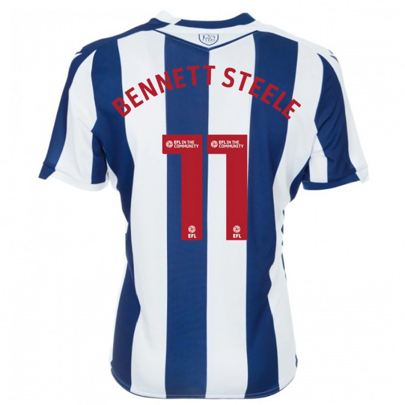Danxen Heren Lizzie Bennett-Steele #11 Marine Wit Thuisshirt Thuistenue 2025/26 T-Shirt België