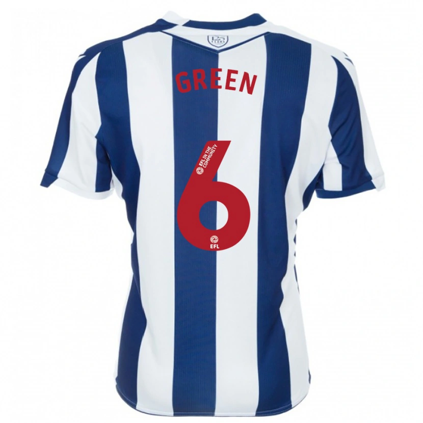 Danxen Heren Isabel Green #6 Marine Wit Thuisshirt Thuistenue 2025/26 T-Shirt België