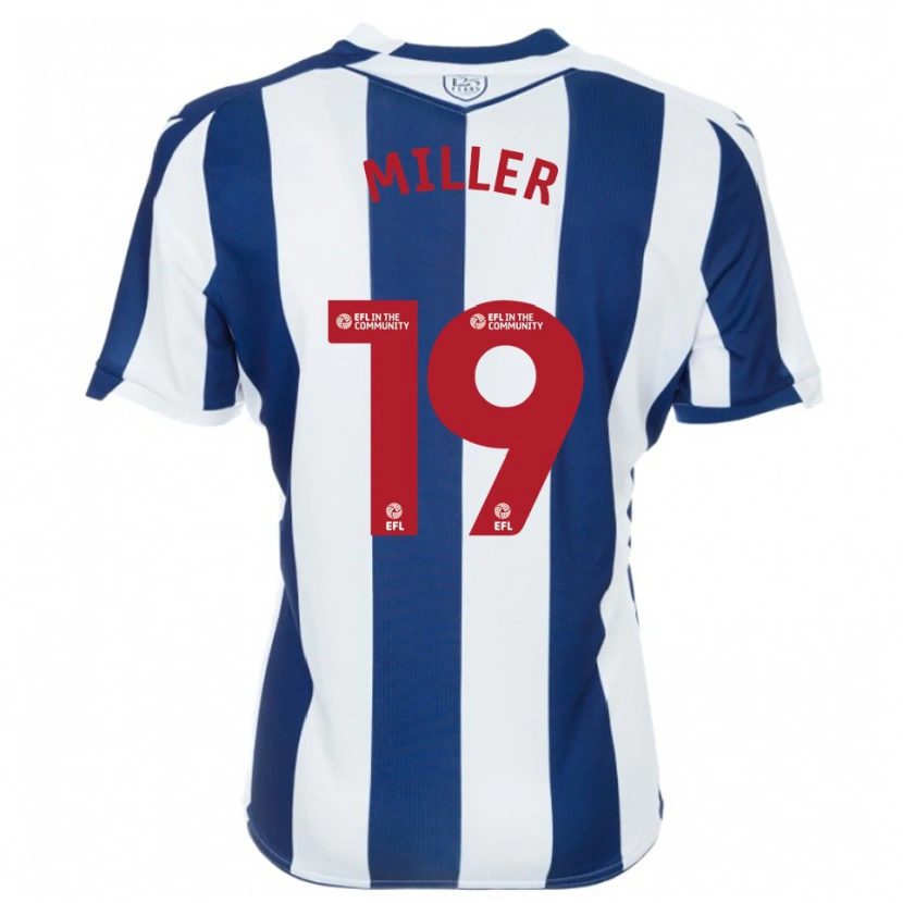 Danxen Heren Ali Miller #19 Marine Wit Thuisshirt Thuistenue 2025/26 T-Shirt België