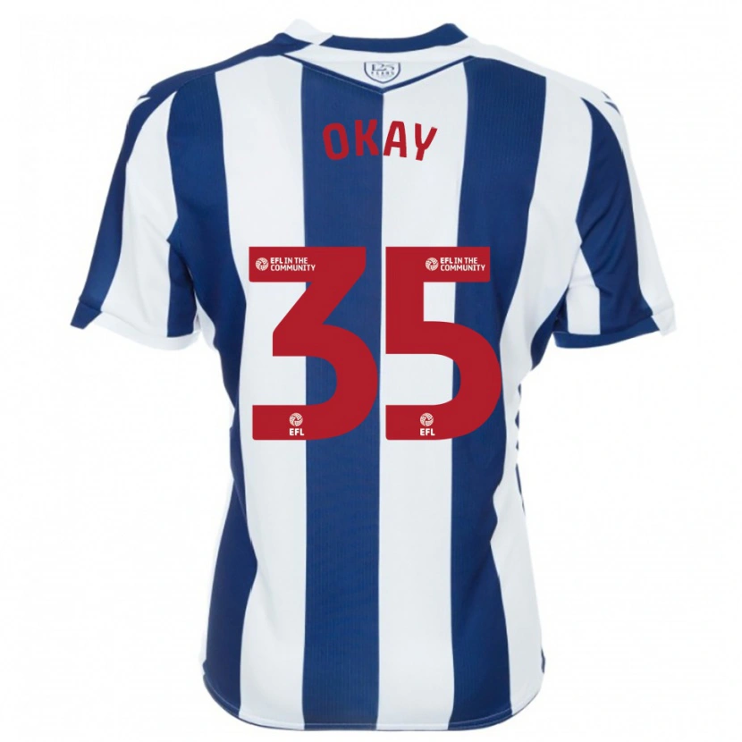 Danxen Heren Okay Yokuslu #35 Marine Wit Thuisshirt Thuistenue 2025/26 T-Shirt België