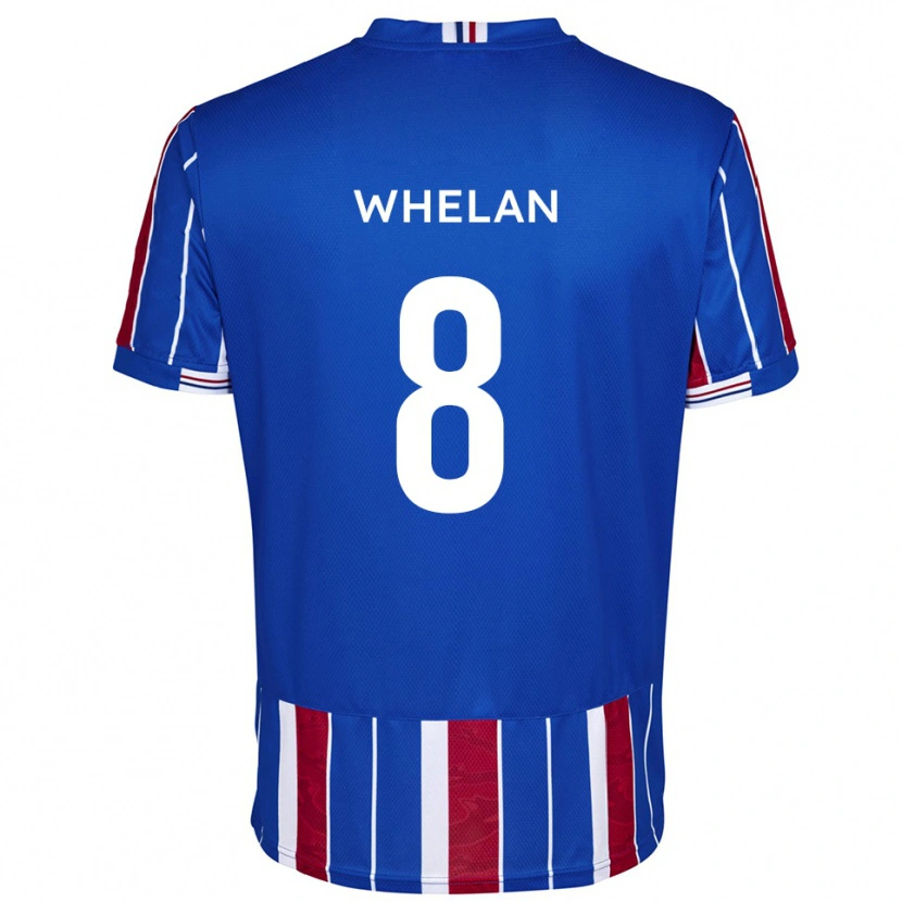 Danxen Heren Callum Whelan #8 Blauw Rood Wit Thuisshirt Thuistenue 2025/26 T-Shirt België