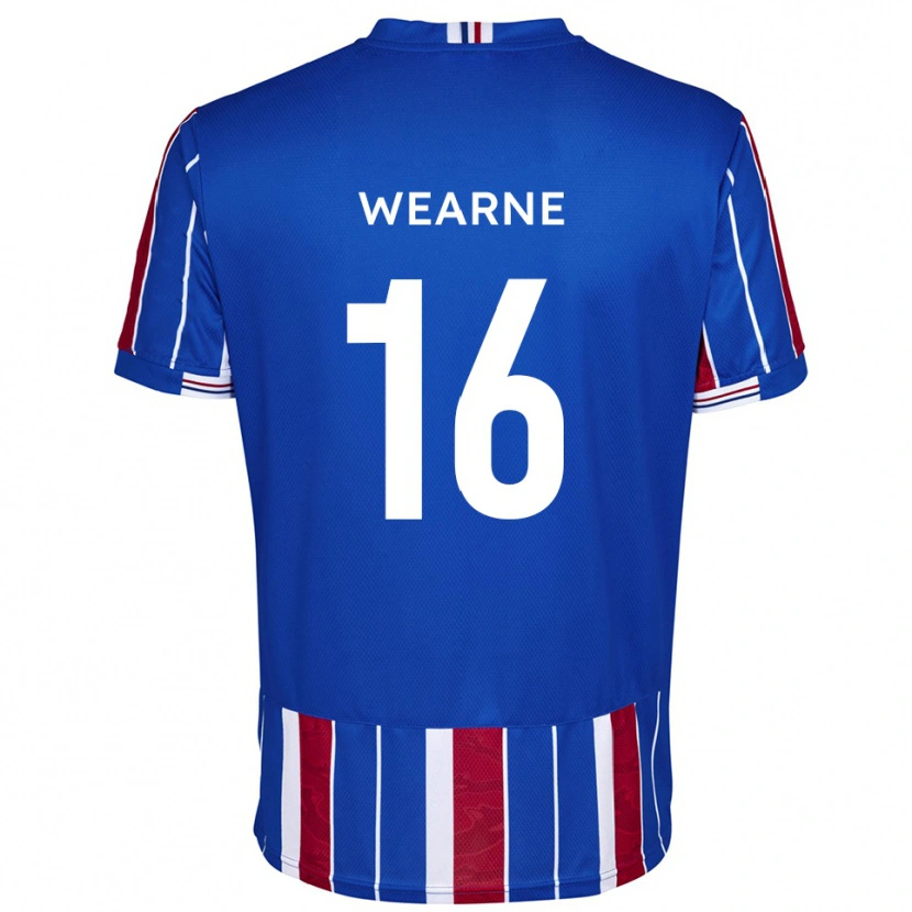 Danxen Heren Stephen Wearne #16 Blauw Rood Wit Thuisshirt Thuistenue 2025/26 T-Shirt België