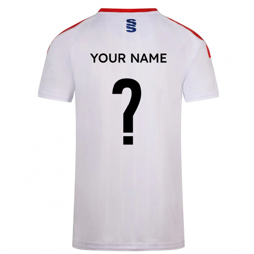 Danxen Heren Uw Naam #0 Wit Marine Thuisshirt Thuistenue 2025/26 T-Shirt België