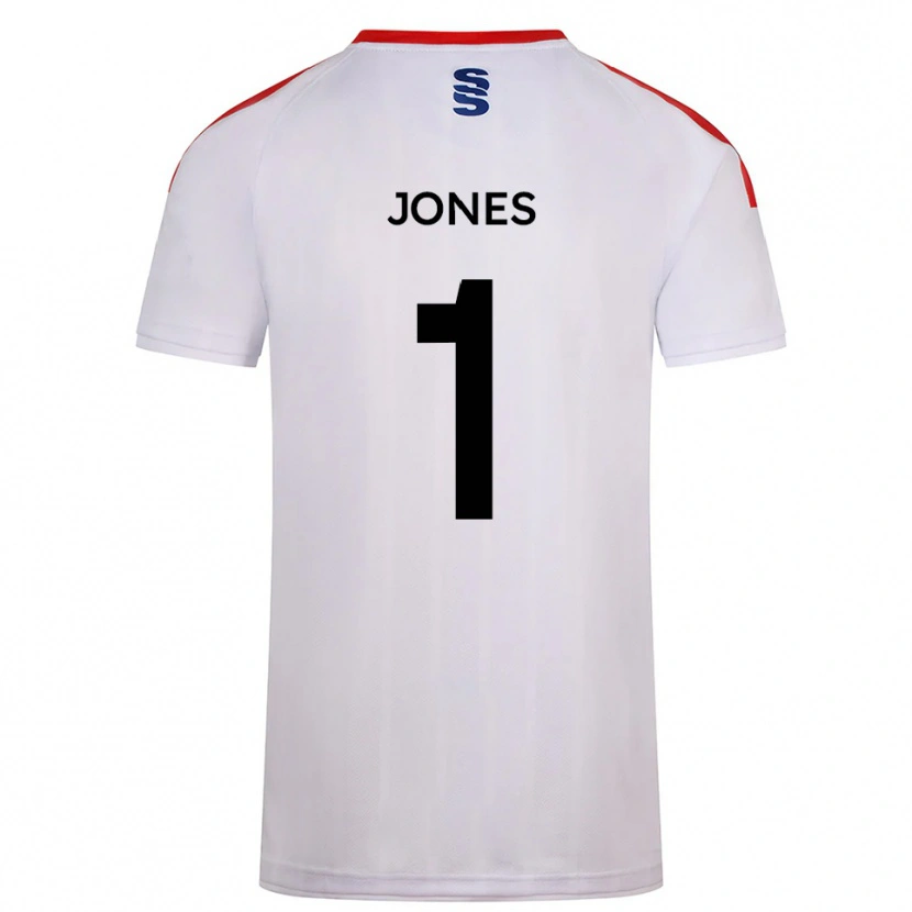 Danxen Heren Zac Jones #1 Wit Marine Thuisshirt Thuistenue 2025/26 T-Shirt België