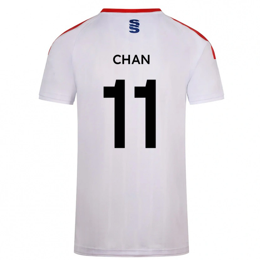 Danxen Heren Karri Chan #11 Wit Marine Thuisshirt Thuistenue 2025/26 T-Shirt België