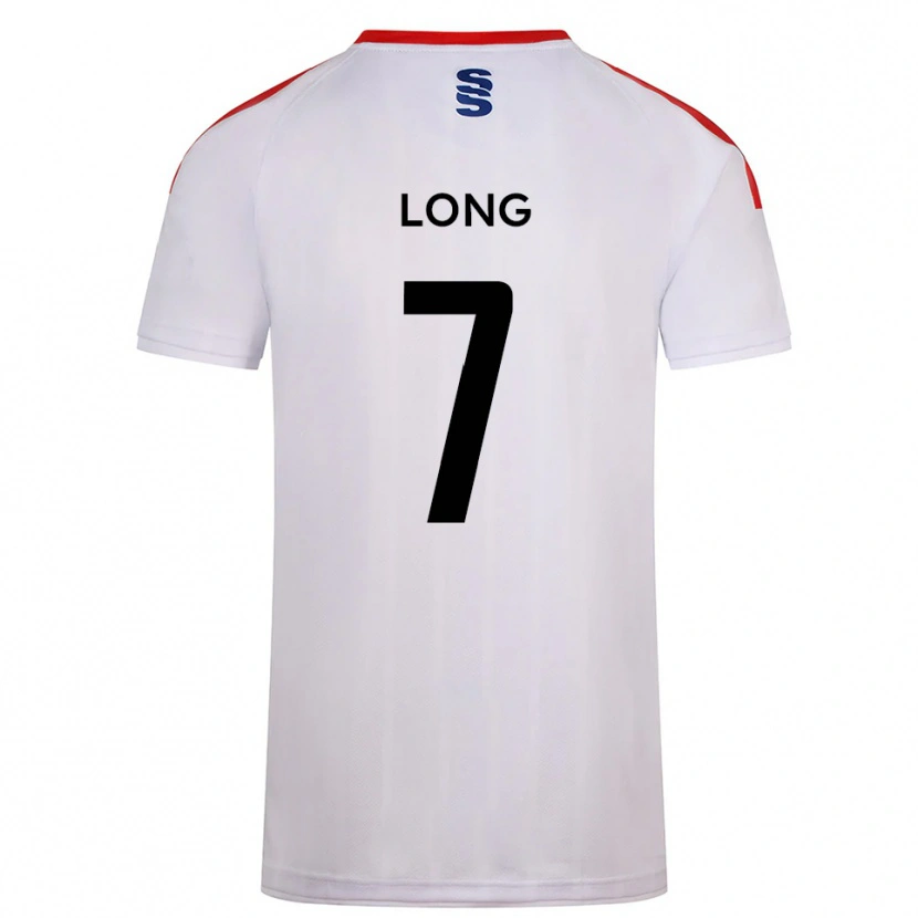 Danxen Heren Rhys Long #7 Wit Marine Thuisshirt Thuistenue 2025/26 T-Shirt België