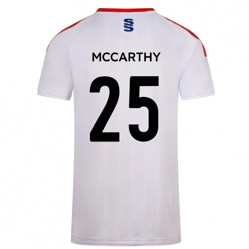 Danxen Heren Max Mccarthy #25 Wit Marine Thuisshirt Thuistenue 2025/26 T-Shirt België