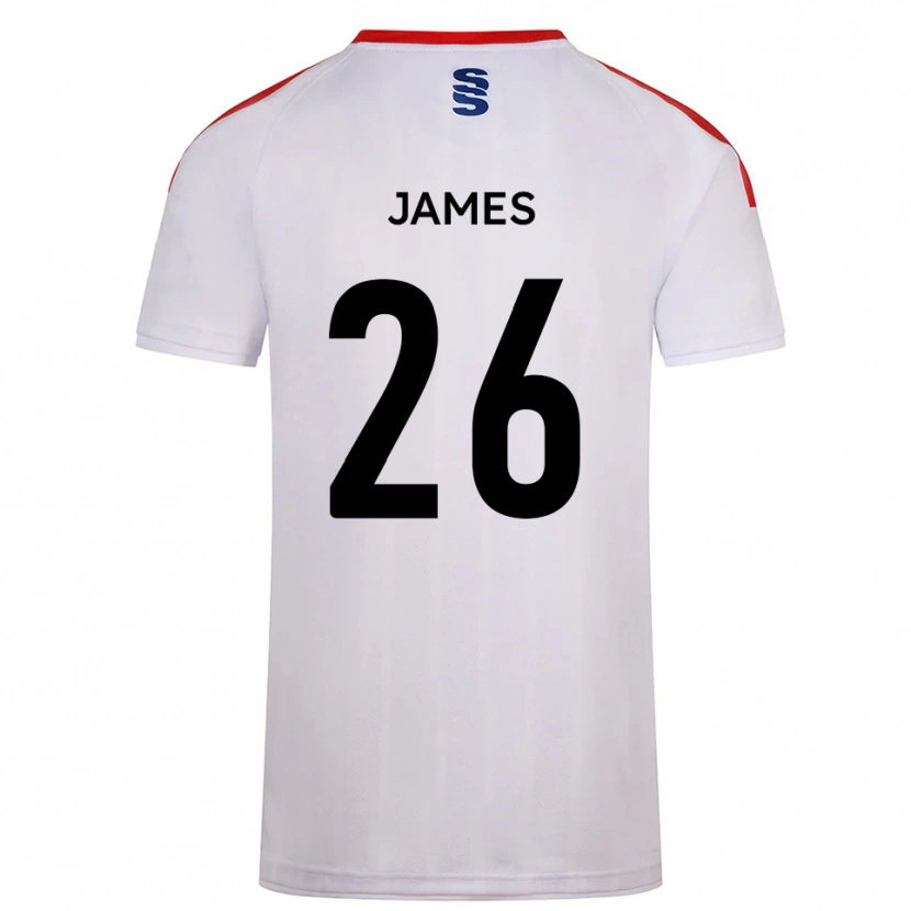 Danxen Heren Nicola James #26 Wit Marine Thuisshirt Thuistenue 2025/26 T-Shirt België