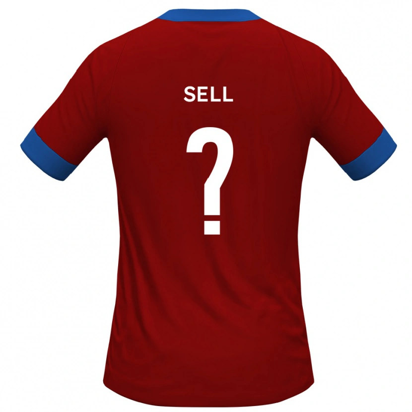 Danxen Heren Charlie Sell #0 Rood Blauw Thuisshirt Thuistenue 2025/26 T-Shirt België