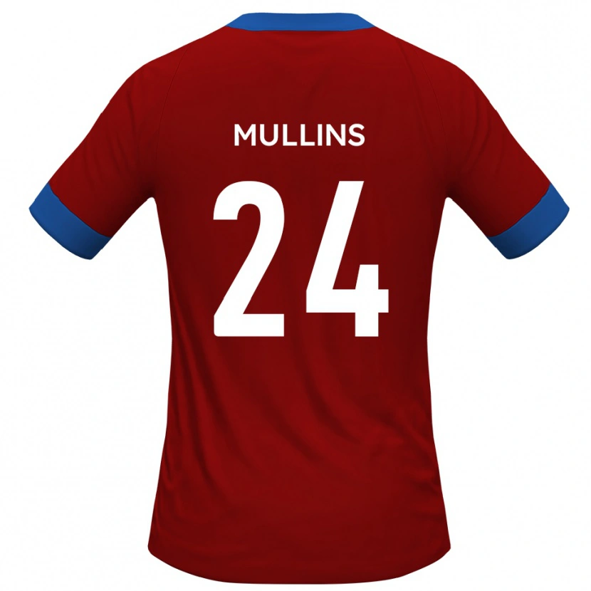Danxen Heren Maxwell Mullins #24 Rood Blauw Thuisshirt Thuistenue 2025/26 T-Shirt België