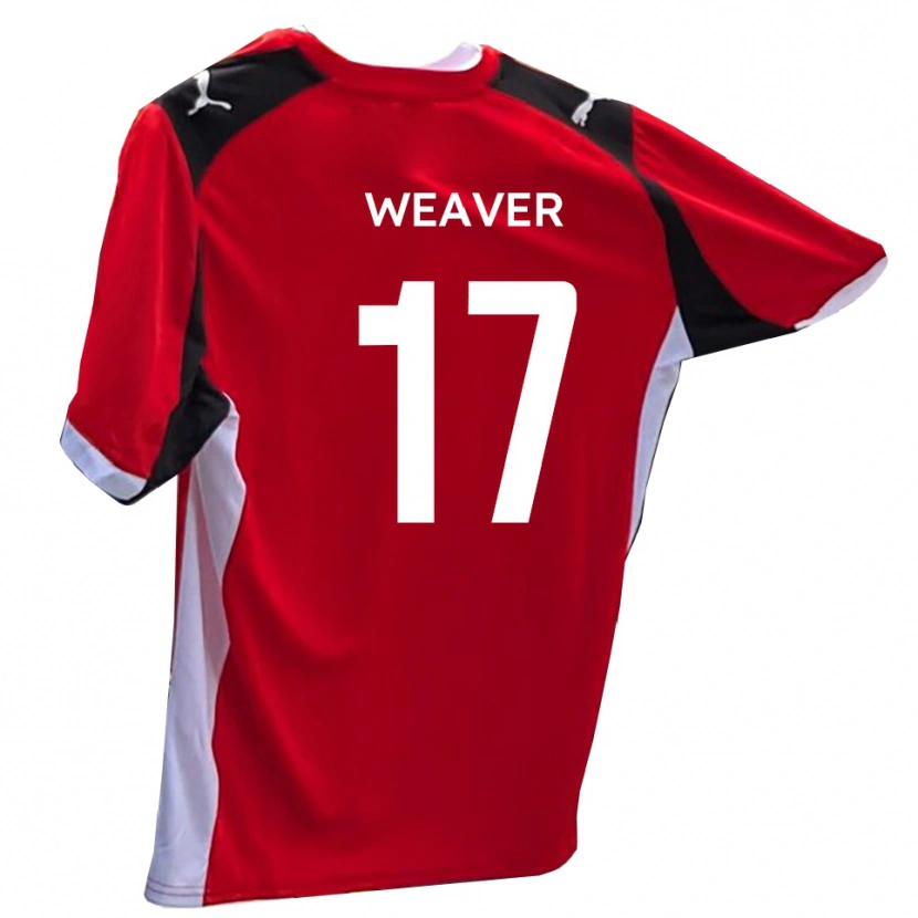 Danxen Heren Lucas Weaver #17 Rood Wit Thuisshirt Thuistenue 2025/26 T-Shirt België
