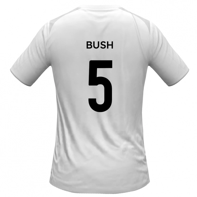 Danxen Heren Chris Bush #5 Wit Grijs Thuisshirt Thuistenue 2025/26 T-Shirt België